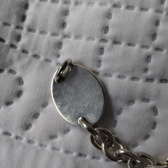 Tiffany and Co Sterling Silver Return to Tiffany Oval Tag Choker Necklace - Picture 6 of 11